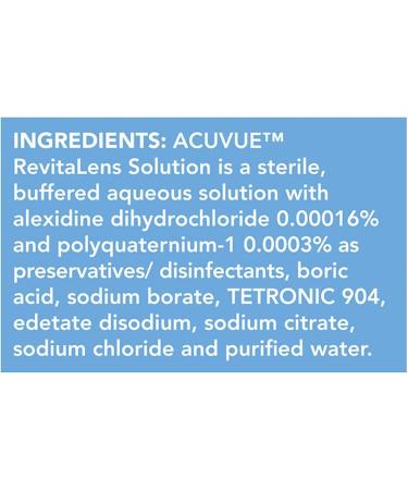 Accuvue RevitaLens Multi-Purpose Disinfecting Solution 12 oz (Pack of 2) - New Version - Buy Online on GoSupps.com