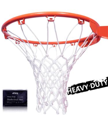 Amble Basketball Net Replacement Heavy Duty Net in All Weather for Indoor and Outdoor - 12 Loops Rim 1 Pack