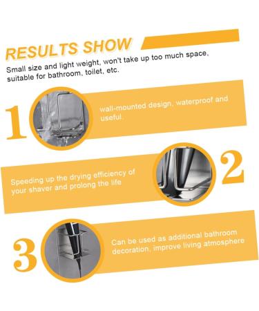 Ultechnovo Razor Hookers - Metal Wall Hanger for Electric Razors | Self-Adhesive Shaver Holder & Hairdressing Tools | International Shipping - Buy Online on GoSupps.com