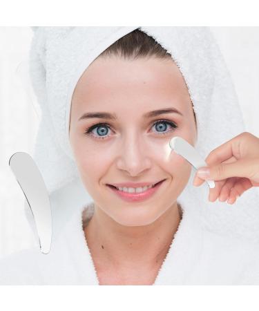 Buy Molain Metal Cosmetic Spatula Set - Mini Bent Makeup Appliancer for Creams Masks & Lotions (2PCs) - International Shipping - Buy Online on GoSupps.com