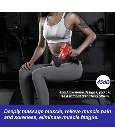Electric Massage Gun - Quiet Adjustable Muscle Massager with Digital Display for Fatigue Relief | International Shipping - Buy Online on GoSupps.com
