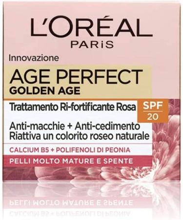 L'Or al Paris Age Perfect Golden Age facial cream against aging for mature skin SPF 20 nourishes the skin deep 50 ml - Buy Online on GoSupps.com