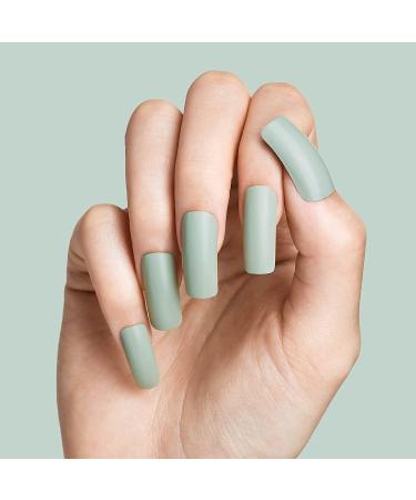 100 Tips False Nail Kit - Curve Overlap Style, Long Length, Long Lasting DIY Manicure Set with Nail Glue - 100 Artificial Nails in 10 Sizes - Buy Online on GoSupps.com