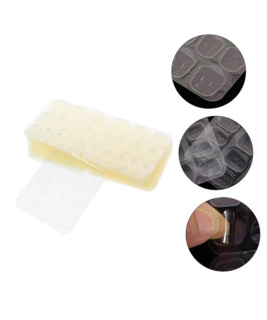 HAKIDZEL 50 Sheets Nail Jelly Glue Press on False Nail Glue Nail Art Stickers Nail Gel Transparent Stickers for Nail Manicure Label - Buy Online on GoSupps.com