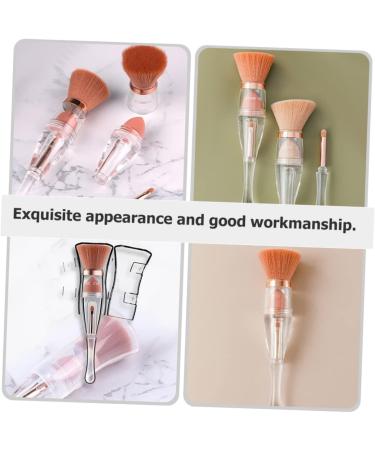 Ipetboom Powder Brush Makeup Brush Cosmetics Supply Ladies Suits Women Makeup Supplies Liquid Blush Brush Foundation Brush for Powder Makeup Beauty Kit Acrylic Travel Rojas 4 in 1 - Buy Online on GoSupps.com