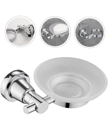 Ciieeo 4pcs Bathroom Wall Soap Holder Soap Storage Holder Draining Soap Holder Storage Soap -mounted Soap Dishes Shower Soap Dish Holder Bar Soap Holder Soap Stand Glass Frosted Tray - Buy Online on GoSupps.com