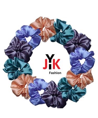 Double Sided Lice Removal Combs & Silk Satin Hair Scrunchies - Effective Lice Comb & Stylish Accessories for All Hair Types - Ideal for Daily Use (Blue Orange - Buy Online on GoSupps.com