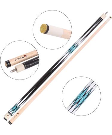 FADAZAI Set of 4 Pool Cues - 19oz, 19.5oz, 20oz, 21oz, 58 inch Billiard House Bar Pool Sticks - FDP013 - Buy Online on GoSupps.com