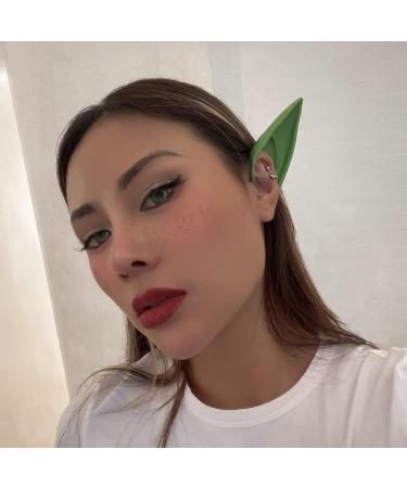 Sither Elf Ears Pack for Women and Girls - Cosplay Halloween Party Costume Accessories - 2 Pairs Green Fairy Masquerade Vampire Ears - Buy Online on GoSupps.com