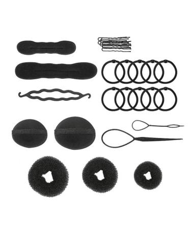 1 Set fashionable haardesign styling tool hair volume hair clip hair knot pulling needle donut wicking tool set for women and girls