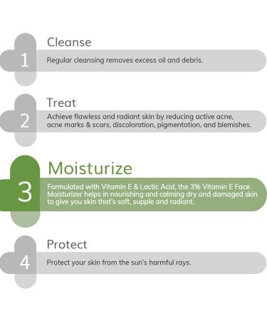 3% Vitamin E Face Moisturizer for Dry Skin | Hydrates & Nourishes | Non-Greasy & Lightweight | 3.53 Oz/100g | Ideal for Damaged Skin - Buy Online on GoSupps.com