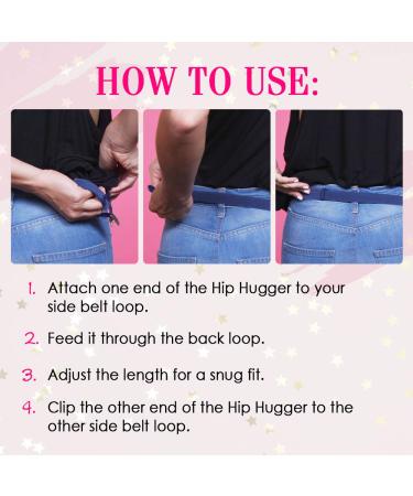 Hollywood Fashion Secrets Hip Hugger - Figure Slimming Elastic Band Belt Alternative in Navy - Buy Online on GoSupps.com