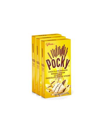 Glico Pocky Chocolate Banana 210g (Pack of 3)