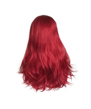 HTZ Women's Straight Synthetic Hair Full Wigs - Natural Looking Heat Resistant Red Wigs for International Shipping - Buy Online on GoSupps.com