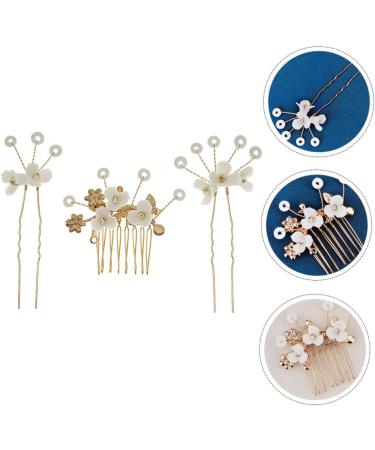 FOMIYES Wedding Decoration 1 Set Bridal Hairpin Alloy Vintage Asia Bride Rhinestone Hair Clip - Buy Online on GoSupps.com