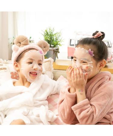 Puttisu Strawberry Real Fruit Facial Mask Sheet for Kids - 100% Cotton, Moisturizing, Soothing, Hydrating - Pack of 5 - Buy Online on GoSupps.com