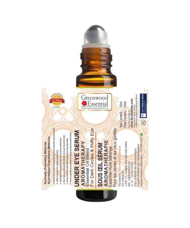 Buy Premium Under Eye Serum for Dark Circles & Puffiness - 10ml | Essential Oils Blend of Chamomile Coffee Sandalwood & Lavender - Buy Online on GoSupps.com
