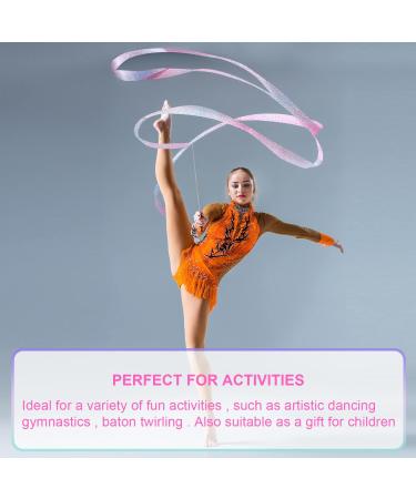SAVITA 2pcsÂ Ribbons for Gymnastics Â 236inch/6m Dance Ribbons with Soft Stainless Steel Rod Glitter Dance Ribbons and Dance Ribbons Red for Artistic Dancing Gymnastics Kids Dancing - Buy Online on GoSupps.com