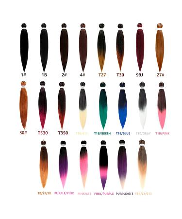 Difunee Pre-stretched Braiding Hair 24 Inch 8 Packs Black Yaki Texture Crochet Hair | Box Braids Hot Water Setting Synthetic Extensions - 1B (Pack of 8) - Buy Online on GoSupps.com