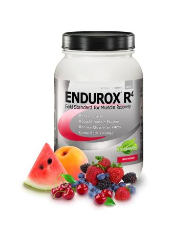 PacificHealth Endurox R4, Post Workout Recovery Drink Mix with Protein, Carbs, Electrolytes and Antioxidants for Superior Muscle Recovery, Net Wt. 4.56 lb, 28 Serving (Fruit Punch)