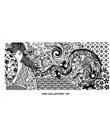 MoYou Stamping Schablon - Suki 07 | International Shipping & Nail Art Supplies - Buy Online on GoSupps.com