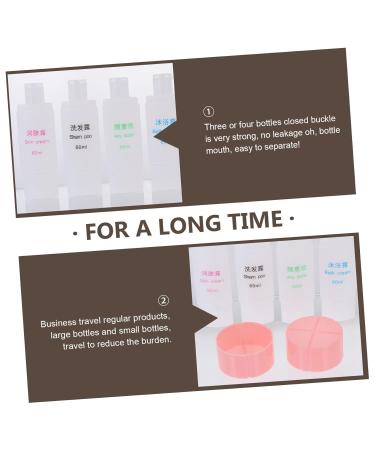 8 Sets 4-in-1 Travel & Cosmetics Bottles - Leak Proof Lotion & Empty Bottles for Convenient International Shipping - Buy Online on GoSupps.com