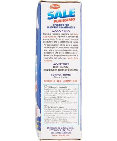 Pacchi Convenienza Pure Salt Granular Salt Eliminates Limescale by Sanitizing Specific for Dishwasher Machines 1 kg Powder Fragrance Free (Pack of 6) - Buy Online on GoSupps.com