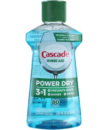 Cascade Rinse Aid Platinum Dishwasher Rinse Agent 8.45oz (Pack of 3) - Regular Scent - Buy Online on GoSupps.com