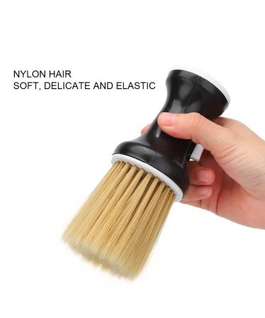Neck Duster & Hair Duster Brush - Soft Nylon Barber Cleaning Brush for Salon & Travel (Black) - Buy Online on GoSupps.com