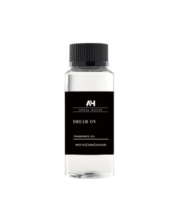 120mL Essential Oil Scent Diffusers - Antal Hayat - Home Luxury Scents - Lemon Comforting Sandalwood Warm Cedarwood & Pretty Iris - Diffuser Oil Blends (4.1 Fl Oz Dream On)