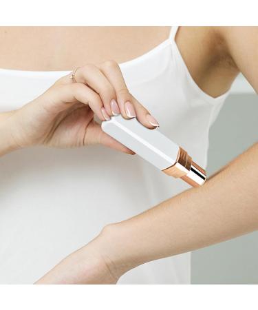 Face and Eyebrow Hair Trimmer - High-Tech Battery Operated Hair Removal | Travel-Friendly (White - Buy Online on GoSupps.com