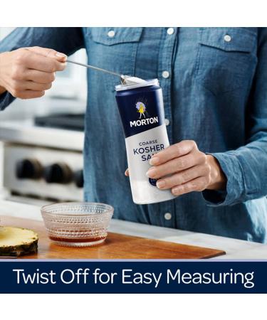Morton Coarse Kosher Salt 16oz - Premium Quality for Cooking and Seasoning - Buy Online on GoSupps.com