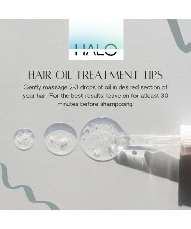 Shop NEW Halo Hair Oil | 100% Natural Ingredients | Personalized Castor Coconut Rosemary Jojoba & More | International Shipping - Buy Online on GoSupps.com