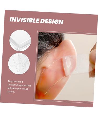 Silicone Ear Patch Stickers 60pcs - Portable Cosmetic Makeup Correction Tape - Transparent Earring Cosmetics Ear Tape 3.7x1.6cm - Buy Online on GoSupps.com