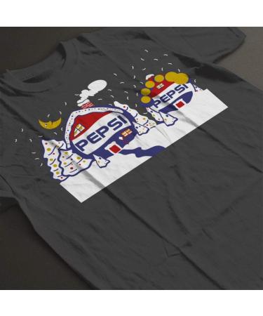 All+Every Pepsi Christmas Lodges Men's T-Shirt M Charcoal - Buy Online on GoSupps.com