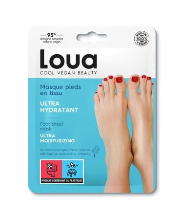 Loua Ultra-Moisturizing Fabric Foot Mask 1 ml