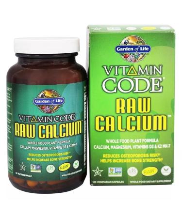 Vitamin Code RAW Calcium - 120 Capsules (Pack of 2)