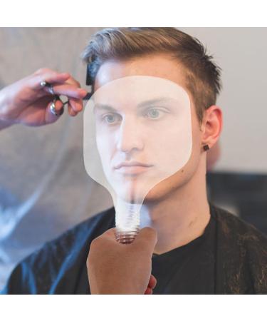 TOVINANNA Hairspray Mask Clear Barber Salon Faces Shield Plastic Hairdressing Haircut Faces Mask Eyes Protector Cover - Buy Online on GoSupps.com