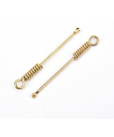 Buy TARVIT Earwax Removal Tools - Portable Handmade Brass Ear Cleaner & Earpick | 2pcs Keychain Pendant Accessories - International Shipping Available - Buy Online on GoSupps.com