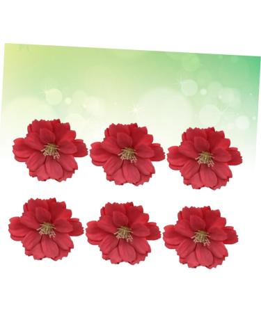 ABOOFAN 100 Pcs Headbands Fake Plum Blossom Scrapbooking Supplies Flower Sticker Cloth Flowers Plum Head Redx2pcs Size 1x2pcs - Buy Online on GoSupps.com