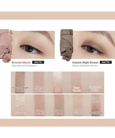ETUDE Play Color Eye Shadow Autumn Closet - 10 Shades (0.03 oz each) for Vibrant Fall Looks - Buy Online on GoSupps.com