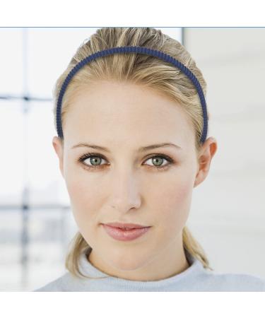 12pcs Plastic Thin Headbands for Women and Girls - 10mm Hard Hairbands with Teeth - Hair Accessories for Kids and Teens - Buy Online on GoSupps.com