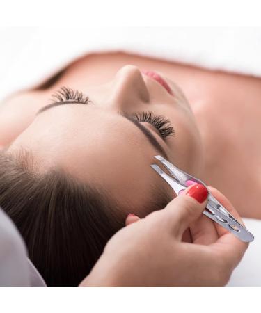 Fomiyes 8-Piece Stainless Steel Eyebrow Clip Set - Sloping & Pointed Tweezers for Makeup & Eyelash Extensions - Rustproof & Durable - Buy Online on GoSupps.com
