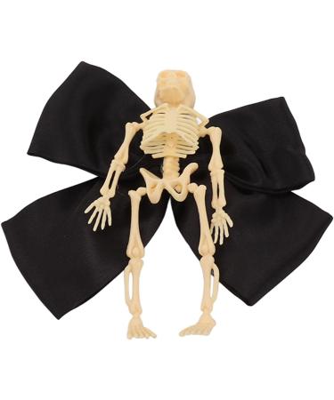 Halloween Hair Clips Women Girls Skeleton Bone Claw Hair Pins with Bow Costumes Party Hair Accessories (6109) - Buy Online on GoSupps.com
