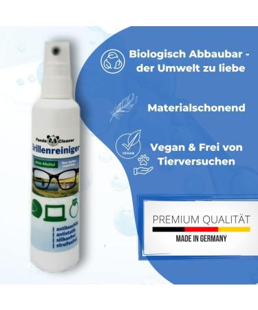 Pandacleaner Glasses Cleaner 250ml Refill Bottle | Alcohol-Free Anti-Fog Streak-Free | Ideal for Glasses Displays Monitors & More - Buy Online on GoSupps.com