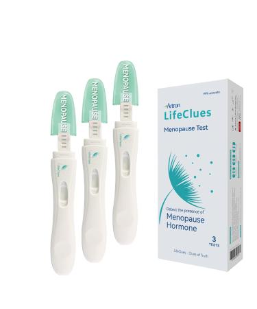 Artron LifeClues 3 Counts Menopause FSH Test Midstream: Accurate Menopause Kit for Women Self Testing - Detection at Home | 3 Midstream Tests