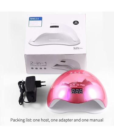 UV LED Nail Lamp 72W Professional Nail Dryer Gel Nail Polish Curing Machine Nail Art Manicure Tools with 3 Timer Settings Smart Automatic Sensor (White) - Buy Online on GoSupps.com