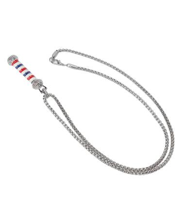 Necklace Barber Alloy Light Pendant - Silver for Individuals & Hair Salons | International Shipping Available - Buy Online on GoSupps.com