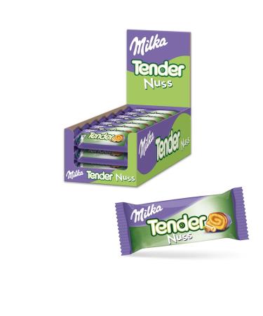 Milka Tender Nut 21 x 37g sponge roll with hazelnut filling and milk chocolate - Buy Online on GoSupps.com