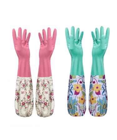 KAHDGSS Kitchen Cleaning Gloves Waterproof Household Glove Dishwashing For Vegetable Fruit Planting Dirty Proof